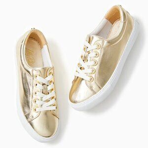 Lilly Pulitzer Lux Hallie Sneaker - Gold